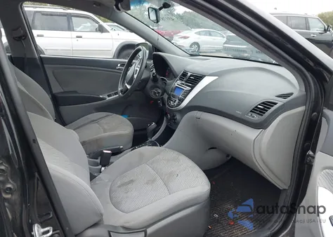 2013 Hyundai Accent Gls from USA, damaged, VIN KMHCU4AE0DU445299